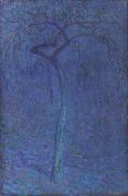 Leo Gestel Boom in maanlicht oil painting artist